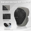 Kids Bike Helmet and Pads Set for Ages 2–14, CPSC Certified Adjustable Helmet with Knee Elbow Wrist Guards, for Skateboard, Scooter, Skating, Rollerblading, Multi-Sport Protective Gear by TinyTreasures Baby Boutique