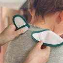 Mess Proof Baby Bib 3 Pack, Waterproof Led Weaning Baby Feeding Bibs with Food Catcher, Travel Feeding Bibs by TinyTreasures Baby Boutique