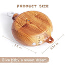 Baby Crib Mobile Musical Box - Mobile Rotary Music Box Imitation Wood - Music Box with Rotating Hook -Crib Mobile Motor Battery Operated Plays 12 Tunes Crib Toys Attachments (Without Arm) by TinyTreasures Baby Boutique