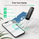 SVANTTO 102 Translator Pen Scanner, Text to Speech Device for Dyslexia, OCR Digital Highlighter Reader Pen, Exam Reading Pen, Bluetooth Langage Translator, No Monthly Fee（White） by TinyTreasures Baby Boutique