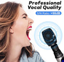 HOTEC Wireless Microphones Dual UHF Handheld Mic System with Echo/Volume Control, Rechargeable Receiver for Karaoke Church Wedding Party Speech, Compatible PA System, Karaoke Machine, and Mixer by TinyTreasures Baby Boutique