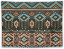 HZOHNAGO Aztec Tapestry Turquoise Blue and Brown and Native American Tribal Pattern Printed Wall Tapestry Wall Hanging for Bedroom Living Room Dorm 40" W x 30" H by CozyNest Decor