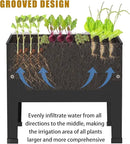 aboxoo 2 Packs 14 Inch Small Planter Raised Garden Bed with Legs,Outdoor Metal Planter Box for Patio,Elevated Garden Bed for Vegetables Flower Herb(Black) by GreenHaven Gardens