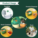 WAN-WAN Baby Formula Dispenser on The go, Milk Powder Formula Container for Travel by TinyTreasures Baby Boutique