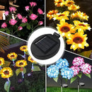 Solar Lantern Top LED Panel Lantern Lid Lights Replacement Part for Outdoor Flower DIY Solar Flower Lights Garden Patio Decor (4PCS) by CozyNest Decor