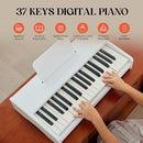 Kids Piano Keyboard, 37 Keys Digital Piano for children, Toddler Music Educational Instrument Toy Wood Piano for 3+ Girls and Boys by TinyTreasures Baby Boutique