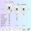 Lumipets Remote Control Silicone Night Light for Kids - Koala Design with 9 Soft Colors & Sleep Timer - Rechargeable, Battery-Operated Lamp for Bedroom | Baby Nursery, Toddler, Girls, Boys by TinyTreasures Baby Boutique