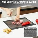 100% Pure Titanium Cutting Board, Non-Toxic Chopping Board For Kitchen, Rubber Mat, Double-Sided Pure Titanium Cutting Board for Kitchen (14"x10"). by CozyNest Decor