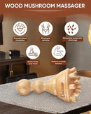 ONUEMP Cellulite Massage Tool, Wood Therapy Massage Tools Lymphatic Drainage Massager, Maderoterapia Kit Colombiana Lipedema Massagers Meridian Brush for Fascia Release, Body Sculpting by CozyNest Decor
