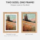 Homeforia 5x7 Picture Frame Wood, High End Natural Oak 5x7 Light Wooden Frames with Mat 4x6 for Photo, 5 x 7 Frame Matted to 4 x 6 Print, 7x5 Wall or Tabletop Frame, Tempered Glass, Wall Kit, Set of 1 by CozyNest Decor
