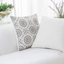 HWY 50 Gray Grey Decorative Throw Pillow Covers 18x18 Inch, Pack of 2 Embroidered Cotton Farmhouse Cushion Cover Pillow Case for Sofa Couch Living Room Bed Bedroon, Little Sunflower Design by CozyNest Decor