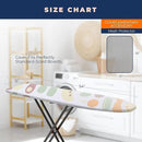 Ironing Board Cover and Pad Extra Thick Heavy Duty Padded 4 Layers Non Stick Scorch and Stain Resistant 15x54 and 3 Fasteners Elastic Edge with Bonus Protective Scorch Mesh Cloth by CozyNest Decor