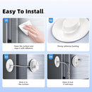 2 Pack Refrigerator Lock with Sticky Adhesive Pads, Child Proof Refrigerator/Fridge/Freezer Door Lock for Toddlers and Kids, Baby Safety Locks for RV Refrigerator, Cabinets and Drawers, Oven (Patent) by TinyTreasures Baby Boutique