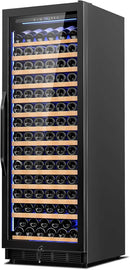 24 Inch Wine Cooler Refrigerator,179 Bottles Wine Fridge Large Capacity Professional Wine Cellars with Powerful Compressor,Quiet Operation and Elegant Design, Black by CozyNest Decor
