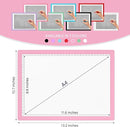 iVyne Rechargeable A4 Light Pad for Tracing & Weeding - LED Light Board for Weeding Vinyl - for Cricut Vinyl Weeding Tools - Ultra-Thin & Portable - Perfect for Artists & Crafters - Pink by TinyTreasures Baby Boutique