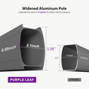 PURPLE LEAF Cantilever Umbrella 9' X 12' Outdoor Double Top Large Rectangle Umbrella Heavy Duty 360° Rotation Offset Patio Umbrella for Garden Deck Pool Backyard Spectrum Indigo by GreenHaven Gardens