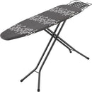 Deluxe Ironing Board with Heat Resistant Cover and Thicken Felt Pad, Safety Iron Rest, 4 Premium Steel Legs, Height Adjustable,Foldable by CozyNest Decor