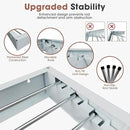 Foldable Wall-Mounted Drying Rack, Heavy-Duty 60 lb Capacity – Space-Saving Folding Laundry Hanger with 10 Clips, Rust-Proof Aluminium Clothes Dryer for Indoor & Outdoor Use by CozyNest Decor
