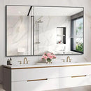 40x60inch Black Bathroom Mirror, Black Rectangle Mirror with Frame, Large Rectangular Wall Mirrors for Bathroom, Living Room, Hair Salon, Big Farmhouse Mirror Hang Horizontal/Vertical by CozyNest Decor