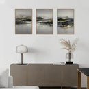Modern Abstract Framed Canvas Wall Art Set, Neutral Minimalist Wall Decor, Modern Abstract Wall Painting, Minimalist Artworks for Living Room, Bedroom, Dining Room, Office - 16"x24"x3 by CozyNest Decor