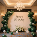 140pcs Night Green Round Balloons Different Sizes 18 12 10 5 Inch Latex Balloons for Arch Decoration Party Balloon Kit for Graduation Birthday Party Wedding Balloon Baby Shower Decoration by TinyTreasures Baby Boutique