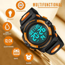 Kids Watch,Boys Watch for 3-15 Year Old Boys,Digital Sport Outdoor Multifunctional Chronograph LED 50 M Waterproof Alarm Calendar Analog Watch for Children with Silicone Band,Kids Gift by TinyTreasures Baby Boutique