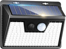 Peasur Solar Lights Outdoor Motion Sensor, 140 LED Solar Powered Fence Light Waterproof, 3 Modes Security Wall Lighting for Outside Deck Yard by GreenHaven Gardens