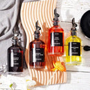 Molimoli Olive Oil Dispenser Bottle for Kitchen With Weighted Pourer - Glass Cruet Set of 4 | 350ml by CozyNest Decor