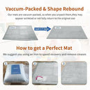 ACOMOPACK Baby Play Mat for Floor,1.3" Thick Memory Foam Area Rug for Living Room,Soft Velvet Crawling with Non-Slip Bottom for Kid,Toddler,79"×118" Tummy Time Nursery Rugs,Yoga（Light Grey） by CozyNest Decor