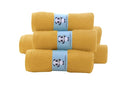 HIPHOP PANDA Baby Washcloths, Rayon Made from Bamboo - 2 Layer Ultra Soft Absorbent Newborn Bath Face Towel - Reusable Baby Wipes for Delicate Skin - Honey, 30 Pack by TinyTreasures Baby Boutique