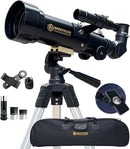 SpectrumOI Telescope for Kids & Adults - Astronomy Gift, 70mm Aperture Refractor with Carry Bag & Phone Holder by TinyTreasures Baby Boutique