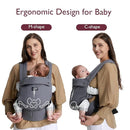 Momcozy Baby Carrier - Ergonomic, Cozy and Lightweight Carrier for 3-24 Months, Effortless to Put On, Ideal for Hands-Free Parenting, Enhanced Lumbar Support, Purehug for Infant to Toddler, Grey by TinyTreasures Baby Boutique