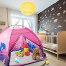 Kids Play Mermaid Tent for Kids, Play Tentes Foldable Pop Up Indoor Outdoor Party Playhouse Tents Toy for Boys Girls-47 * 47 * 41 (Pink) by TinyTreasures Baby Boutique