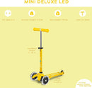 Micro Kickboard Mini Deluxe LED Three-Wheeled Lean-to-Steer Swiss-Designed Micro Scooter by TinyTreasures Baby Boutique