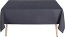 sancua Square Tablecloth - 70 x 70 Inch - Water Resistant Spill Proof Washable Polyester Table Cloth, Decorative Fabric Table Cover for Dining Tables, Buffet Parties and Camping, Grey by CozyNest Decor