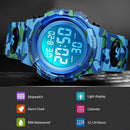 Kids Watch,Boys Watch for 3-15 Year Old Boys,Digital Sport Outdoor Multifunctional Chronograph LED 50 M Waterproof Alarm Calendar Analog Watch for Children with Silicone Band,Kids Gift by TinyTreasures Baby Boutique