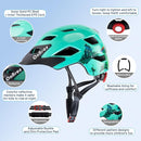 OnBros Kids Bike Helmet - Bike Helmets for 5-14 Boys or Girls with Visor, Children Bicycle Helmet for Skateboard Mountain Scooter Road Cycling, Lightweight and Adjustable 50-57CM by TinyTreasures Baby Boutique
