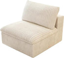 Ottoman, Modular Sectional Sofa,Cushion Covers Removable, Minimalist Couch for Modern Living Room Sofa Sets for Office House,Bedroom and Apartment,No Assembly Required,White by CozyNest Decor