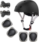 Kids Bike Helmet and Pads Set for Ages 2–14, CPSC Certified Adjustable Helmet with Knee Elbow Wrist Guards, for Skateboard, Scooter, Skating, Rollerblading, Multi-Sport Protective Gear by TinyTreasures Baby Boutique