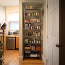 Finnhomy 8-Tier Wire Shelving Unit Adjustable Steel Wire Rack Shelving 8 Shelves Steel Storage Rack or Two 4-Tier Shelving Units with PE mat, Leveling Feet and Safety Device, NSF Certified, Chrome by GreenHaven Gardens
