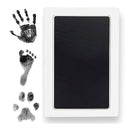 Large Clean Touch Ink Pad for Baby Handprints and Footprints – Inkless Infant Hand & Foot Stamp – Safe for Babies, Doesn’t Touch Skin – Perfect Family Memory or Gift, Black Print Kit by Tiny Gifts by TinyTreasures Baby Boutique