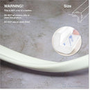 Roving Cove HeftyFit Edge Protector for Baby Proofing (6ft Large Edge Only), Heavy-Duty Soft Furniture Edge Bumper Guards, Desk Edge Cushion, Wall Corner Covers, 3M Adhesive, Oyster White (Off White) by TinyTreasures Baby Boutique