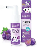 LAB52 Kids Oral Spray, Toddler Toothpaste Helper for Cavity Repair and Fresh Breath, Children Anticavity with Fluoride Free for Newborn to Preschoolers, Xylitol Grape Flavor by CozyNest Decor