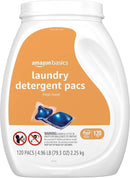 Amazon Basics Laundry Detergent Pacs, Fresh Scent, 120 Count (Previously Solimo) by CozyNest Decor