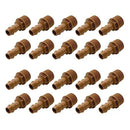 Dnyta 20pcs Drip Irrigation Barbed Adapter Coupling Fittings Threaded Drip Irrigation Male Adapter 3/4 PVC to 1/2 Drip Irrigation Adapter by GreenHaven Gardens