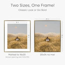 Homeforia Picture Bronze Frame 20x24, High End Metal 20x24 Brass Poster Frames with Mat 16x20 for Photo, 20 x 24 Frame Matted to 16 x 20 Print, 24x20 Hanging Frames, Tempered Glass, Wall Kit, Set of 1 by CozyNest Decor