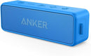 Anker Soundcore 2 12W Portable, Wireless Bluetooth Speaker with Better Bass, 24-Hour Playtime, 66ft Bluetooth Range, IPX7 Water Resistance, Built-in Mic, Ideal for Shower, Travel, Party, Beach - Blue by TinyTreasures Baby Boutique