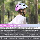 Kids Bike Helmet,2 Sizes Adjustable for Youth Child Boys & Girls Ages 3-5-8-14,Ventilation and Multi-Sport for Bicycle Scooter Skate by TinyTreasures Baby Boutique