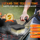 Bristle-Free Pro Grill Brush | Steam Clean Cast Iron & Stainless Grates in 180 Sec | Heavy-Duty Outdoor BBQ Tool for Men - Instant Clean, Black by GreenHaven Gardens