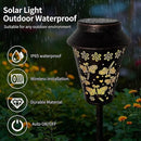 Solar Pathway Lights, Dragonfly Metal Copper Lantern for Yard, Garden, Walkway, Lawn and Patio Decor, Outdoor Waterproof Landscape Lighting Gifts for Women, Mom, Grandma by GreenHaven Gardens